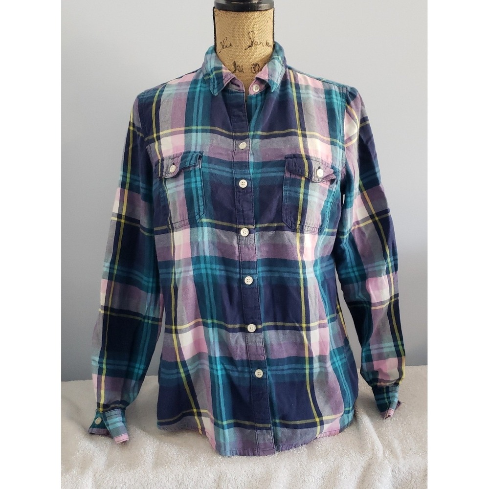 Old‎ Navy Womans Light Fannel Shirt Size Medium